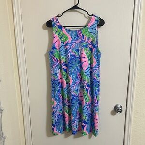 NWOT Lilly Pulitzer Tropical Print Swing Dress